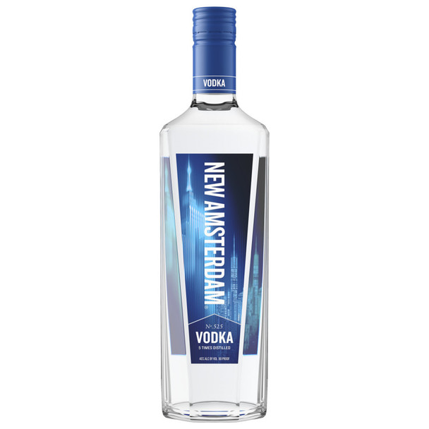 New Amsterdam Vodka - 750 mL - 750ML - Glass