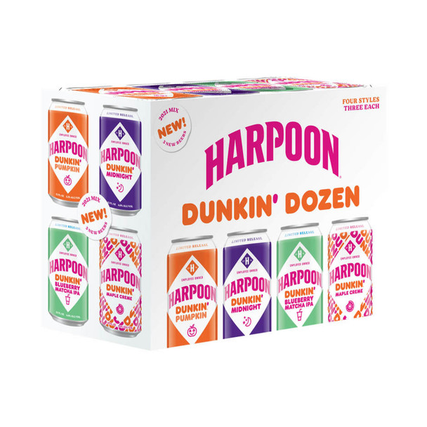 Harpoon Dunkin Dozen Variety Pack - 12 Oz - 12-PK - Aluminum