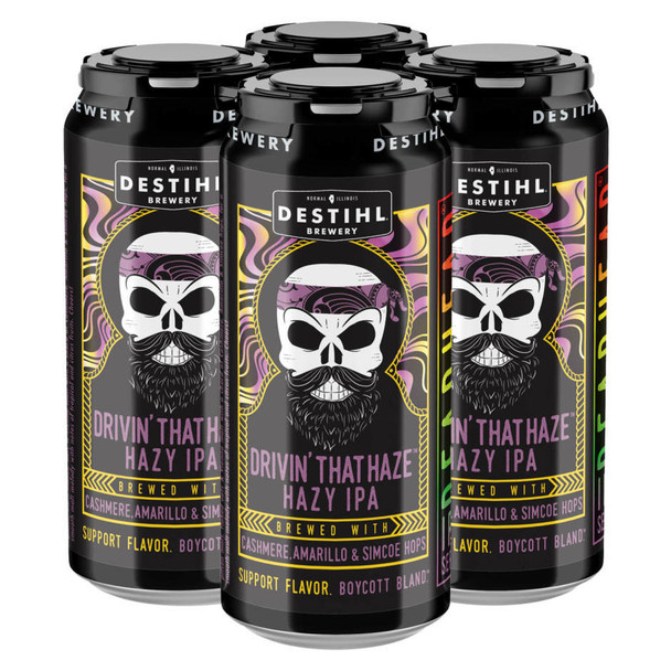 Destihl Deadhead Series Rotator - Drivin' That Haze Hazy IPA - 16 Oz - 4-PK - Aluminum