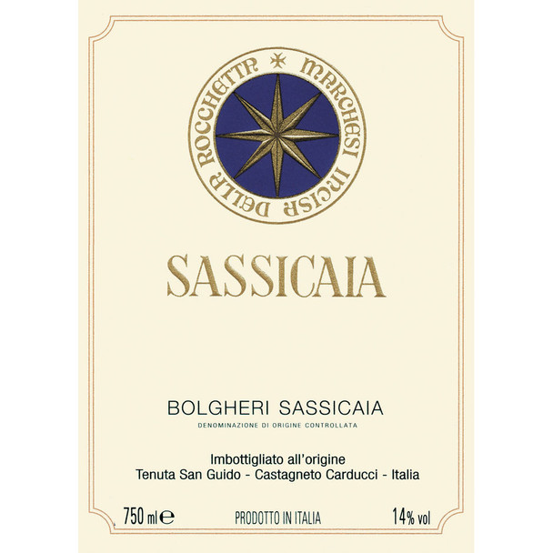 Tenuta San Guido Sassicaia Bolgheri - 750 mL - 750ML - Glass