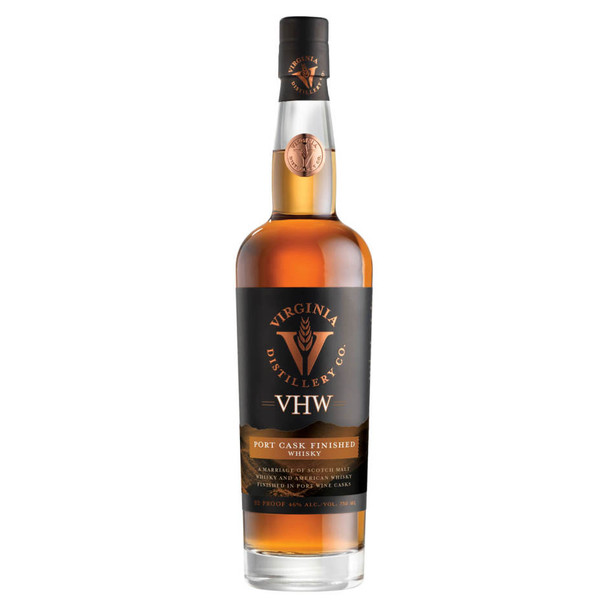 Virginia Distillery Co. Port Cask Finished Virginia-Highland Whisky - 750 mL - 750ML - Glass