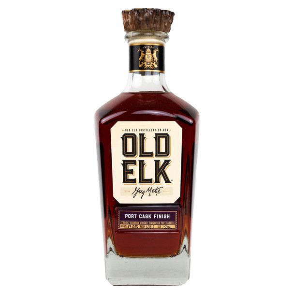 Old Elk Port Cask Bourbon Whiskey - 750 mL - 750ML - Glass