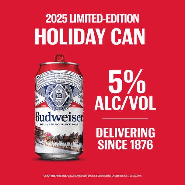 Budweiser - 16 Oz - 15-PK - Aluminum