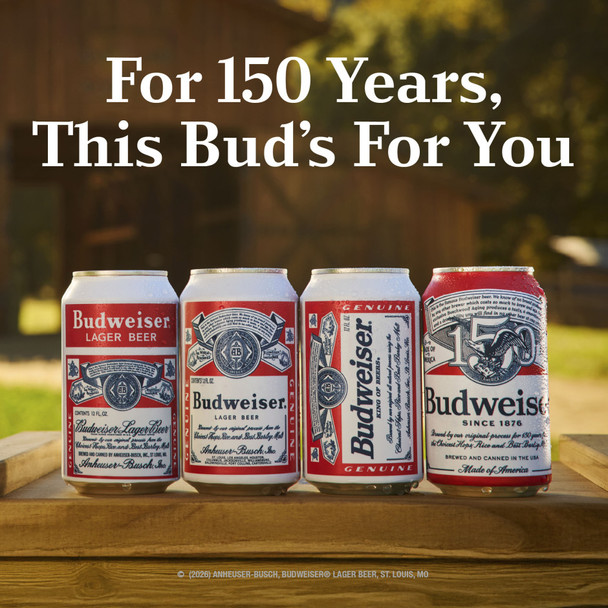Budweiser - 16 Oz - 15-PK - Aluminum