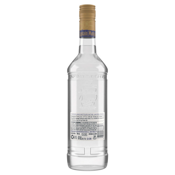 Captain Morgan White Rum - 750 mL - 750ML - Glass