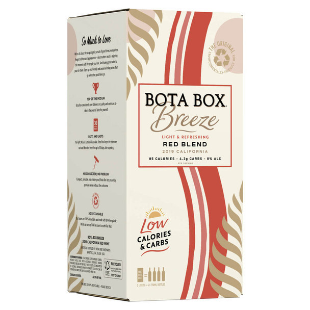 Bota Box Breeze Red Blend - 3.0 L - 3.0L - Plastic