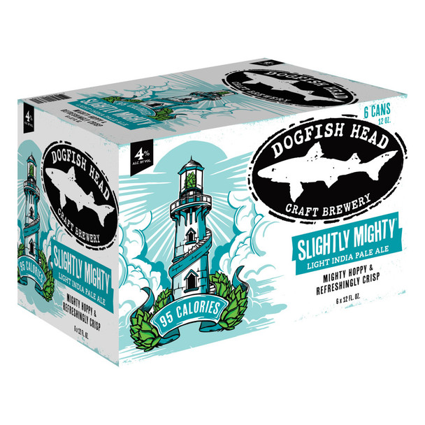 Dogfish Head Slightly Mighty Lo-Cal IPA - 12 Oz - 6-PK - Aluminum