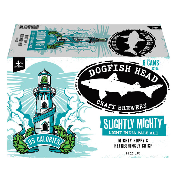 Dogfish Head Slightly Mighty Lo-Cal IPA - 12 Oz - 6-PK - Aluminum