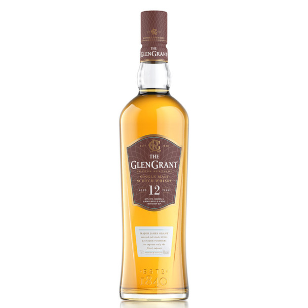 Glengrant 12 Year Single Malt Scotch Whisky - 750 mL - 750ML - Glass