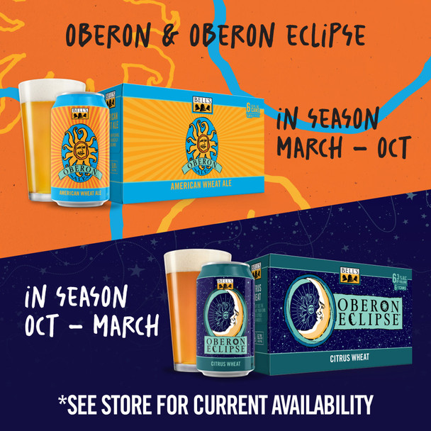 Bell's Oberon Wheat Series - 12 Oz - 6-PK - Aluminum