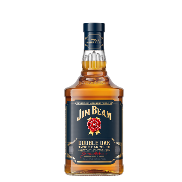 Jim Beam Double Oak Bourbon - 750 mL - 750ML - Glass