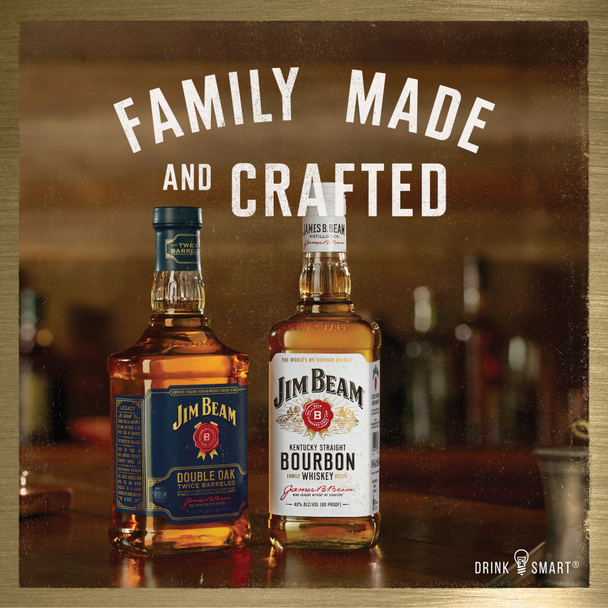 Jim Beam Double Oak Bourbon - 750 mL - 750ML - Glass