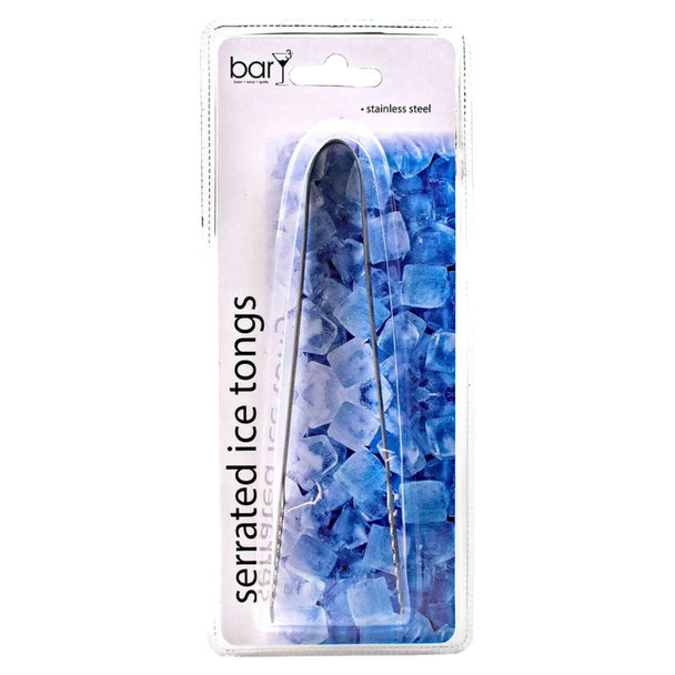 BarY3 Serrated Stainless Steel Tongs - Each
