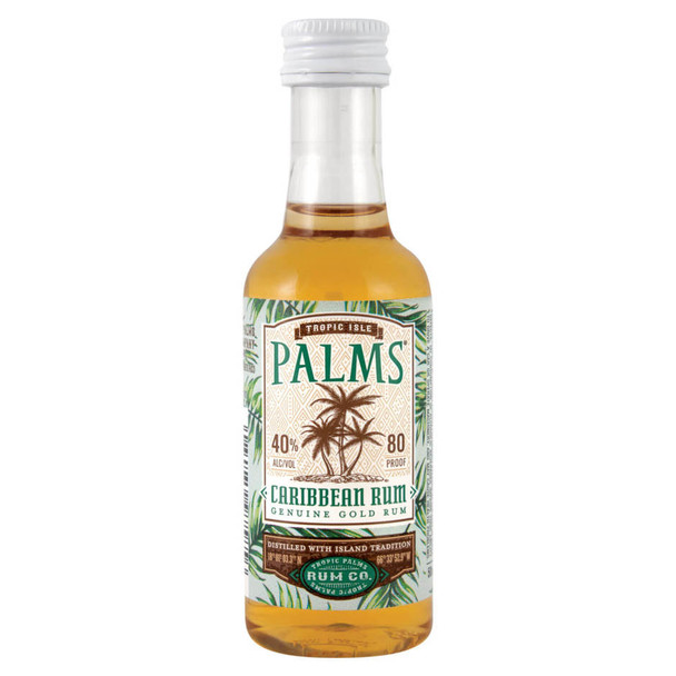 Palms Rum Gold - 50 mL - 50ML - Glass