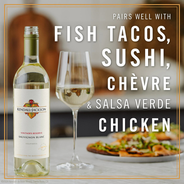 Kendall-Jackson Vintner's Reserve Sauvignon Blanc - 750 mL - 750ML - Glass