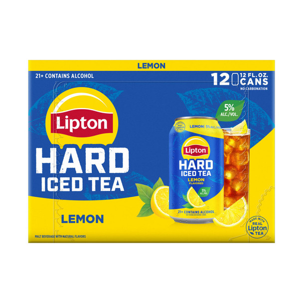 Lipton Hard Ice Tea Lemon - 12-PK - Aluminum