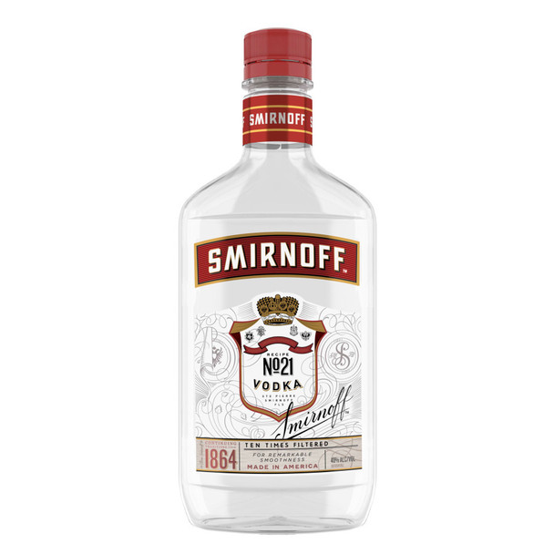 Smirnoff No. 21 Vodka - 375 mL - 375ML - Glass