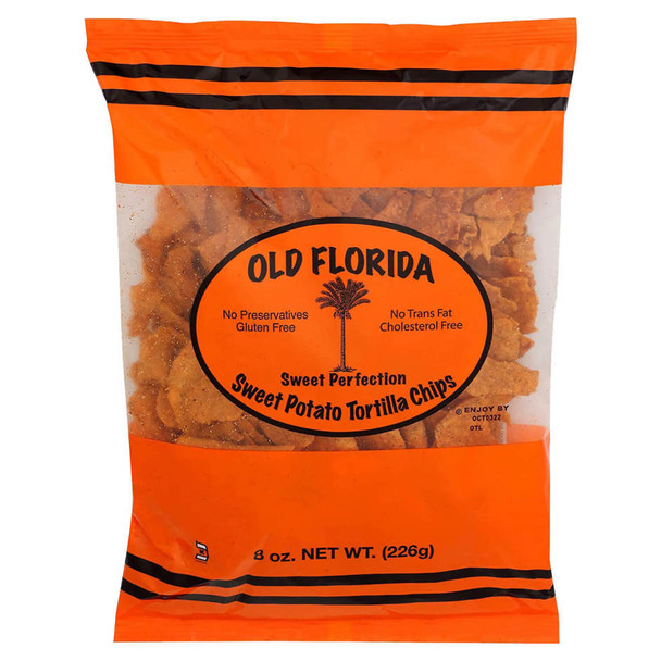 Old Florida Tortilla Chips Sweet Potato - 8 Oz - 8-OZ