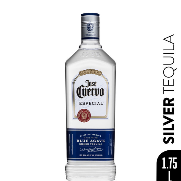 Jose Cuervo Especial Silver Tequila - 1.75 L - 1.75L - Glass
