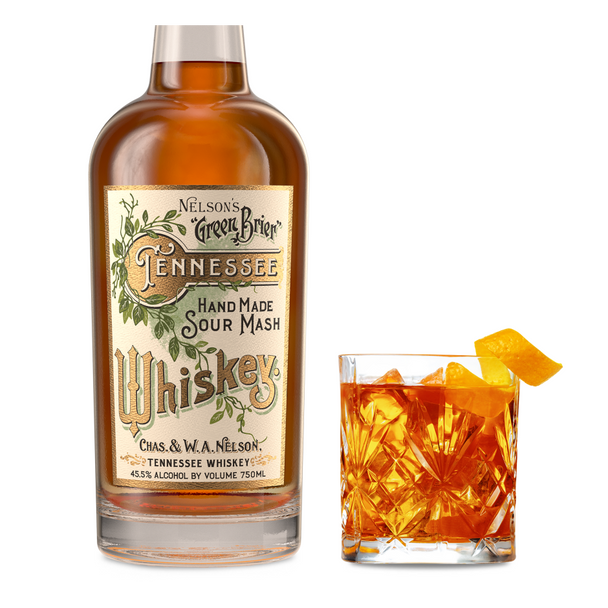 Nelson's Green Brier Sour Mash Whiskey - 750 mL - 750ML - Glass