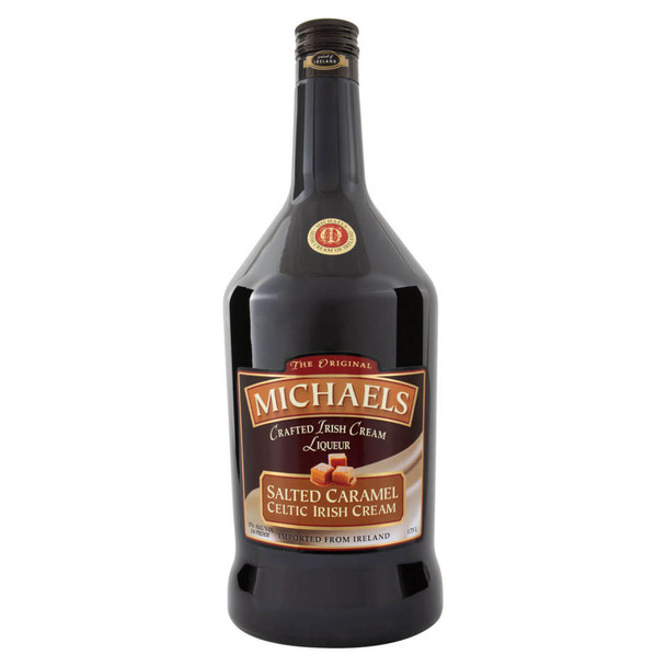 Michaels Salted Caramel Irish Cream Liqueur - 1.75 L - 1.75L - Glass