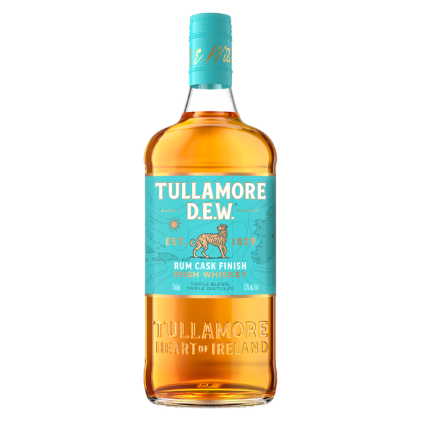 Tullamore D.E.W. XO Rum Cask Finish Irish Whiskey - 750 mL - 750ML - Glass