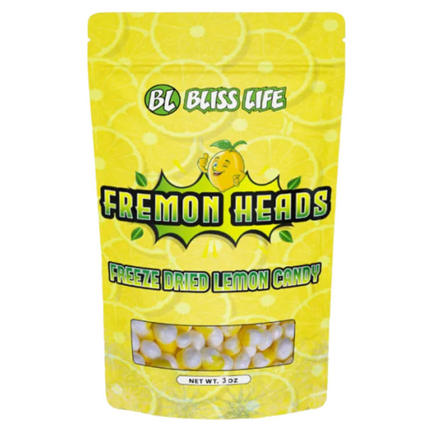 Bliss Life Freeze Dried Fremon Heads Lemon Candy - 3 Oz - 3-OZ