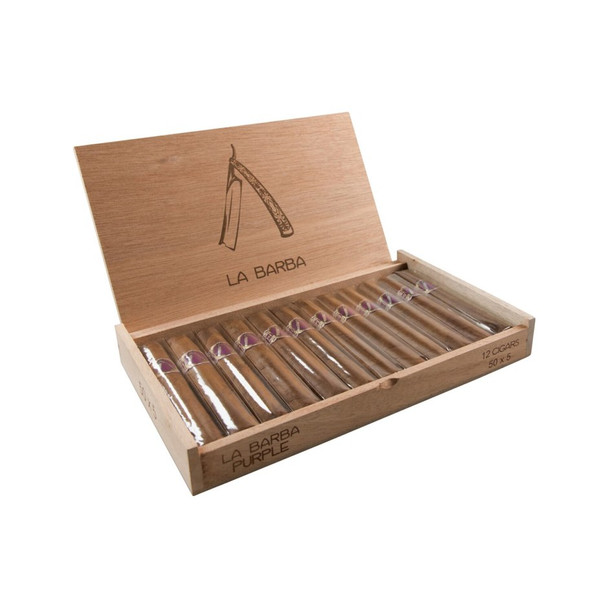 Caldwell La Barba Purple Robusto - Box