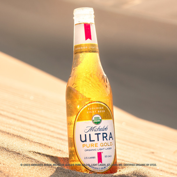Michelob Ultra Pure Gold - 12 Oz - 6-PK - Glass