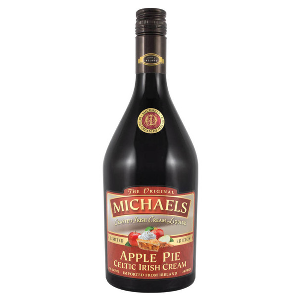 Michaels Apple Pie Irish Cream Liqueur - 750 mL - 750ML - Glass