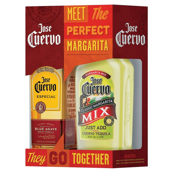 Jose Cuervo Gold with 1L Mix - 750 mL - Set - Glass