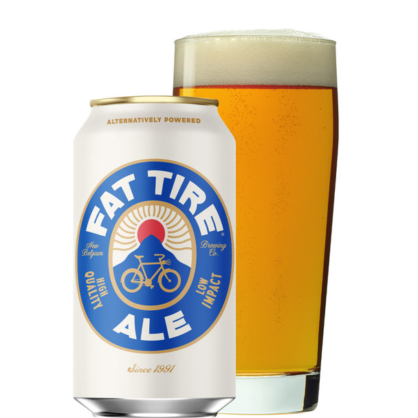 New Belgium Fat Tire - 12 Oz - 12-PK - Aluminum