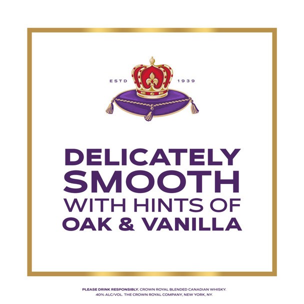 Crown Royal Deluxe Canadian Whisky - 750 mL - 750ML - Glass