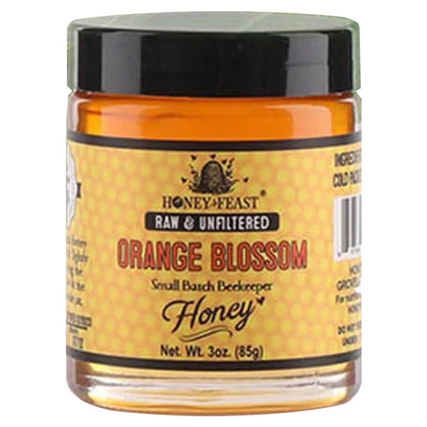 Honey Feast Orange Blossom Honey 3oz - 3 Oz - 3-OZ