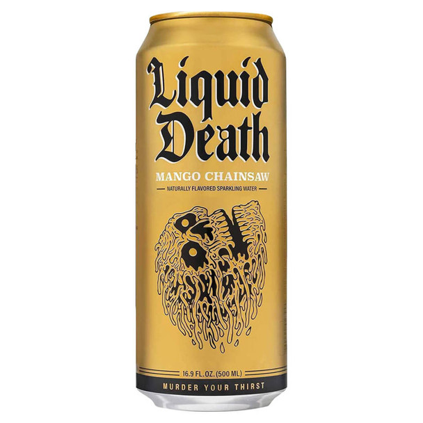 Liquid Death Sparkling Water Mango Chainsaw - 12-PK - Aluminum