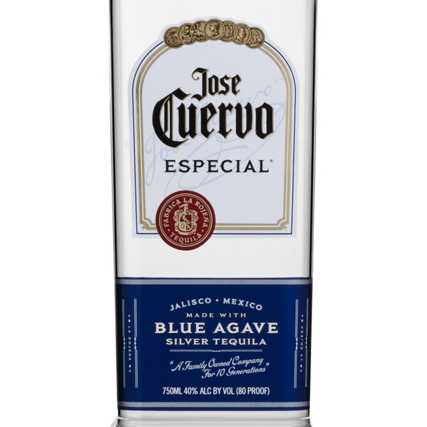 Jose Cuervo Especial Silver Tequila - 750 mL - 750ML - Glass