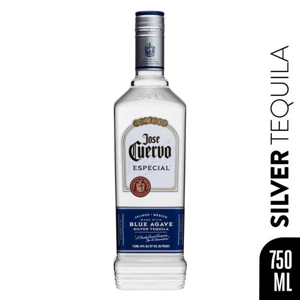 Jose Cuervo Especial Silver Tequila - 750 mL - 750ML - Glass