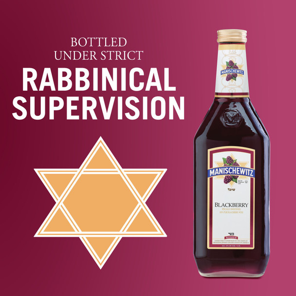Manischewitz Blackberry Wine - 1.5 L - 1.5L - Glass