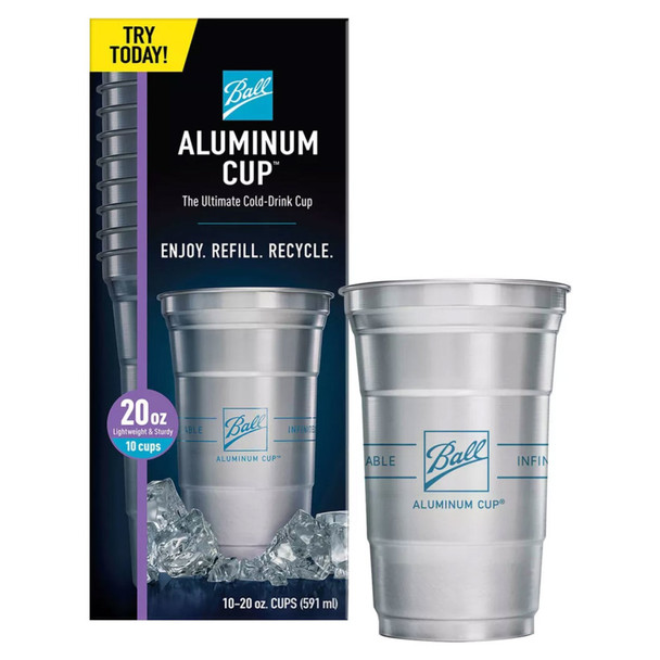 Ball Aluminum Cup - 20 Oz - 20-OZ