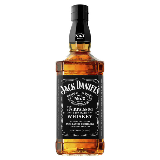 Jack Daniel's Old No. 7 Tennessee Whiskey - 1.0 L - 1.0L - Glass