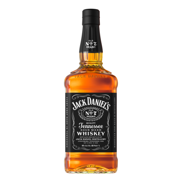 Jack Daniel's Old No. 7 Tennessee Whiskey - 1.0 L - 1.0L - Glass