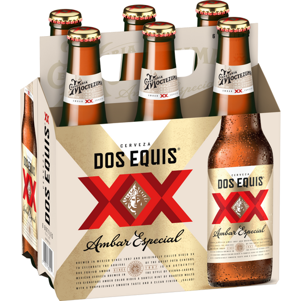 Dos Equis Ambar - 12 Oz - 6-PK - Glass