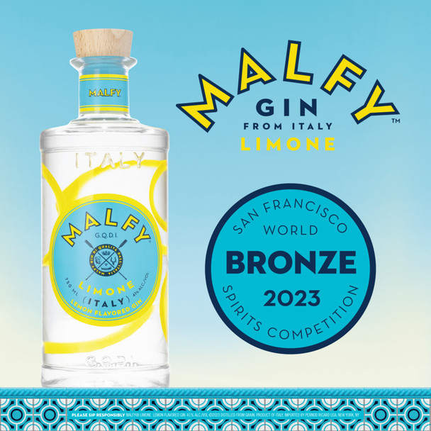 Malfy Gin Limone - 750 mL - 750ML - Glass