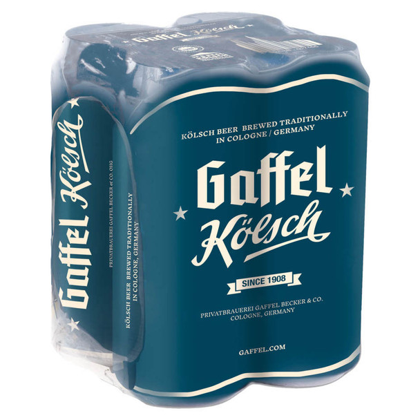 Gaffel Kolsch - 16.9 Oz - 4-PK - Aluminum