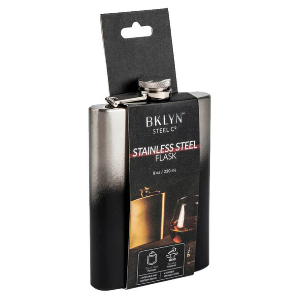 BKLYN Steel Flask Matte Hombre - Each - Each