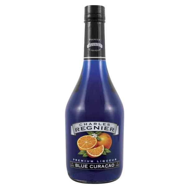 Charles Regnier Blue Curacao - 750 mL - 750ML - Glass