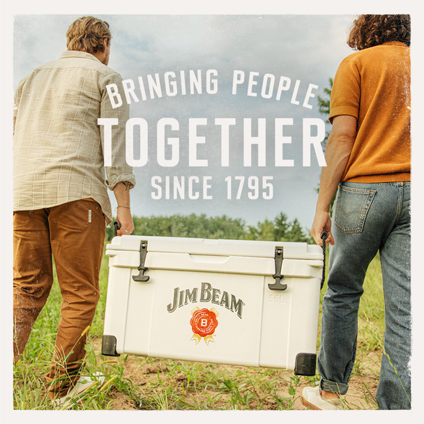 Jim Beam Kentucky Bourbon Whiskey - 1.75 L - 1.75L - Glass