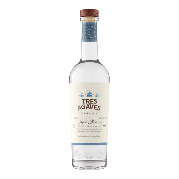 Tres Agaves Blanco Tequila - 750 mL - 750ML - Glass