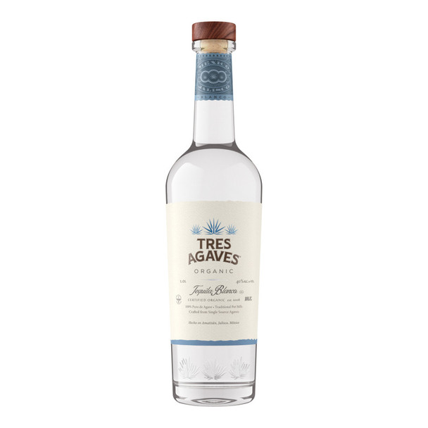 Tres Agaves Blanco Tequila - 750 mL - 750ML - Glass
