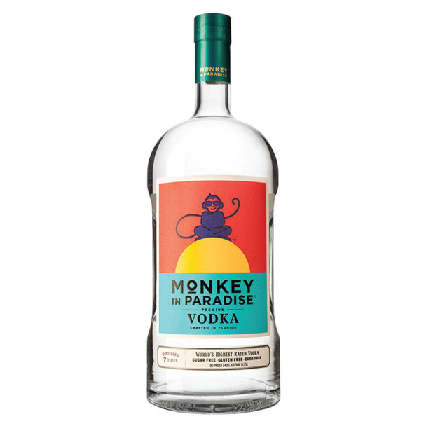 Monkey In Paradise Vodka - 1.75 L - 1.75L - Glass